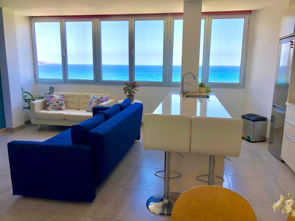 Vistas Mar Playa Las Canteras Primera Linea Wifi Лас-Пальмас-де-Гран-Канария Экстерьер фото