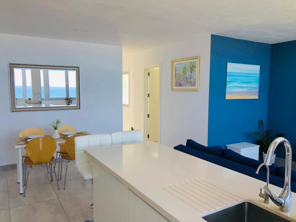 Vistas Mar Playa Las Canteras Primera Linea Wifi Лас-Пальмас-де-Гран-Канария Экстерьер фото