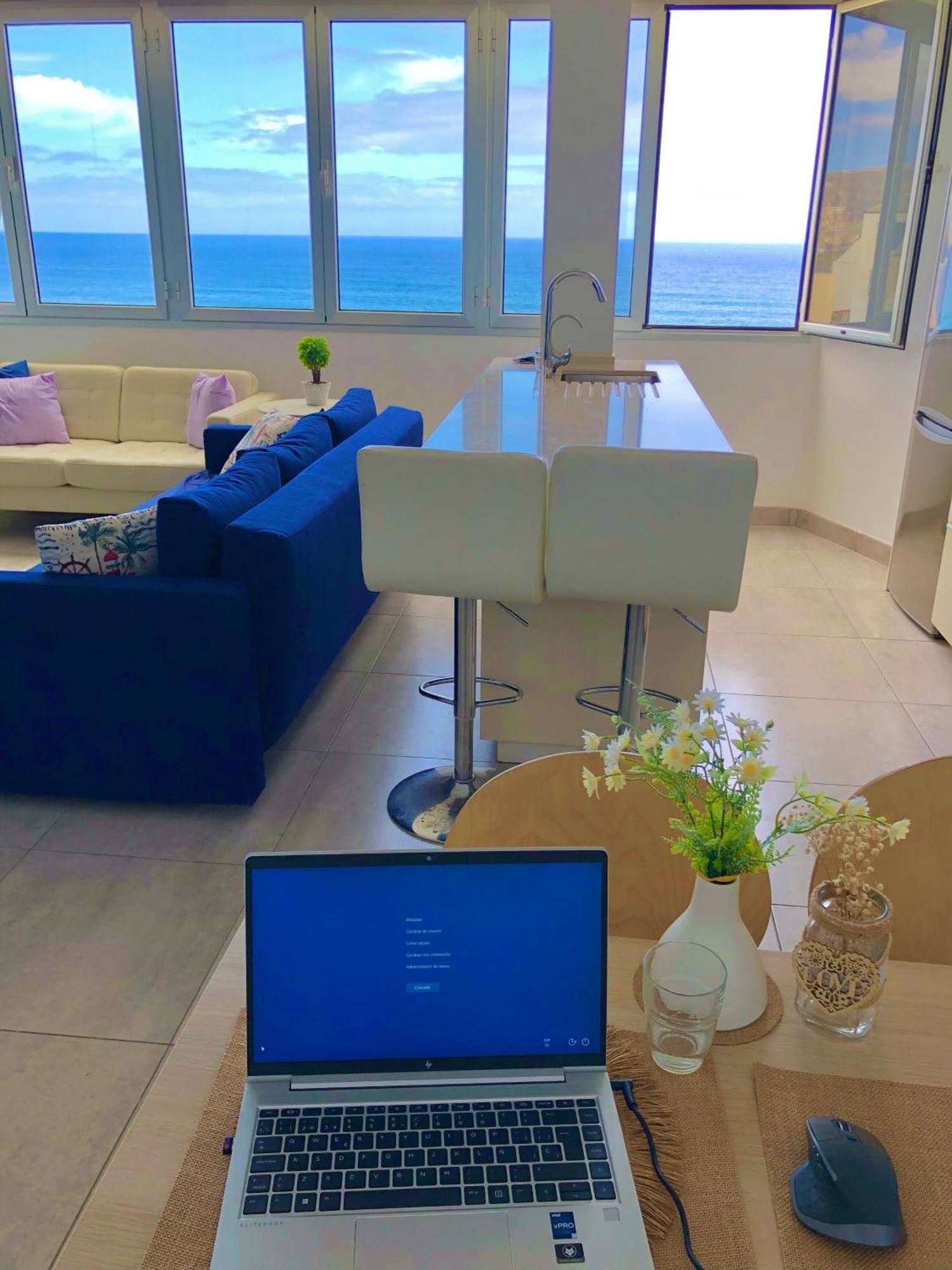 Vistas Mar Playa Las Canteras Primera Linea Wifi Лас-Пальмас-де-Гран-Канария Экстерьер фото